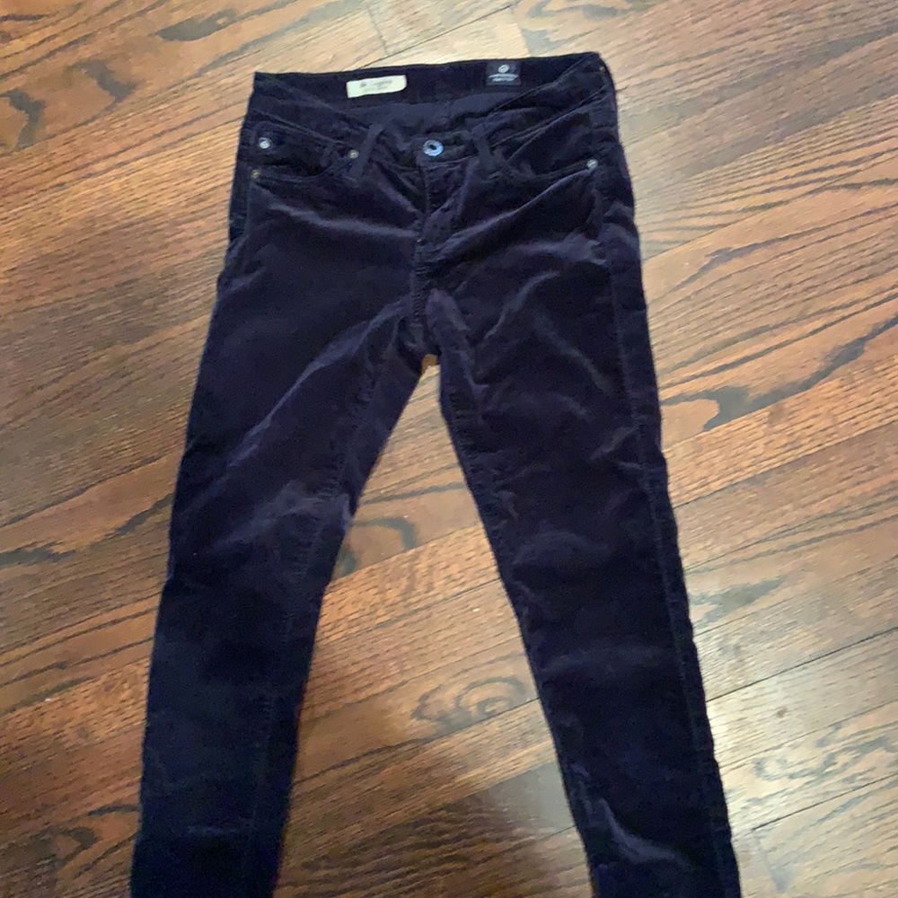 AG super skinny navy pants